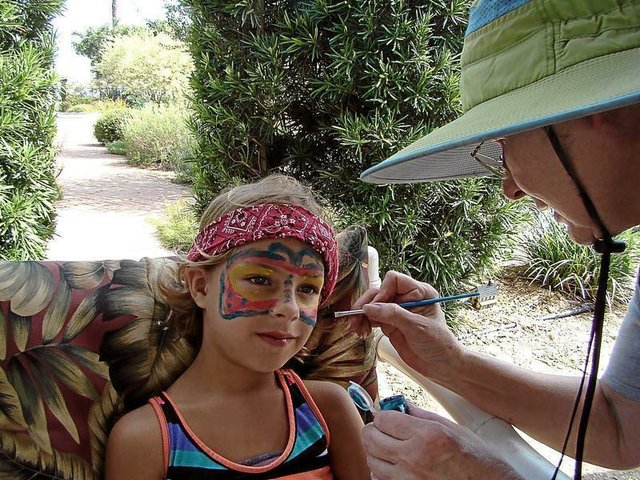 Hanna Dufresne and Linda Hartman Face Painting
