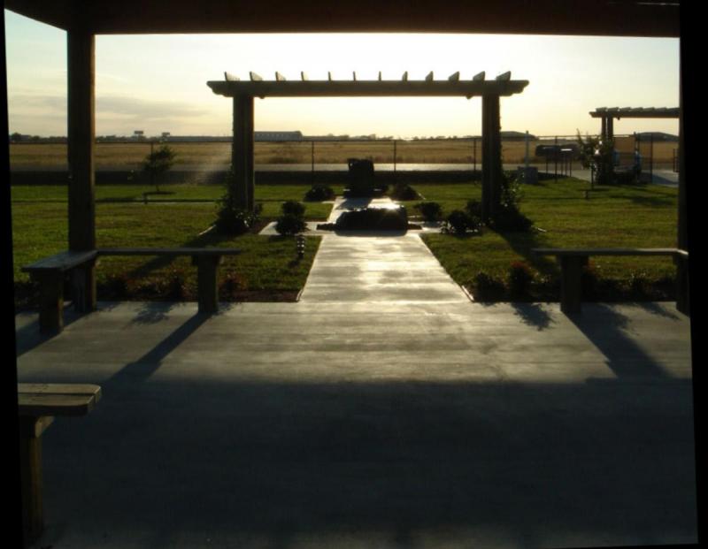 The sun sets on Memory Meadows Pet Memorial Park
